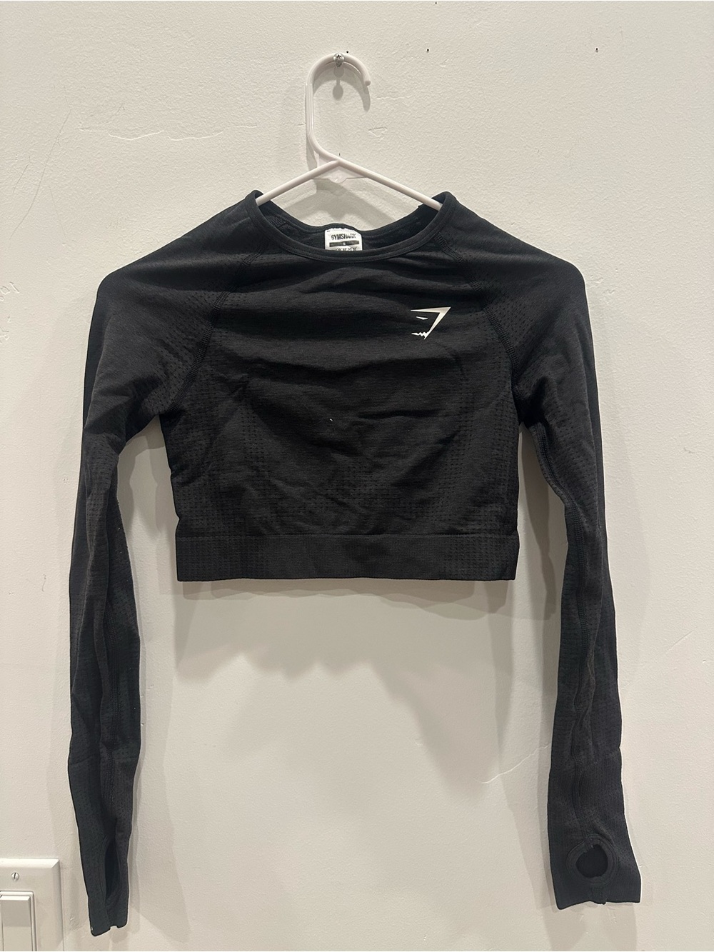 Gymshark Black Crew Neck Short Sleeve Performance Tee